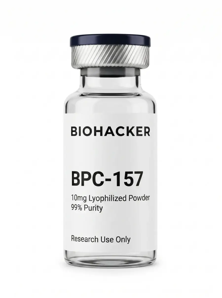 BPC-157 vial — BIOHACKER